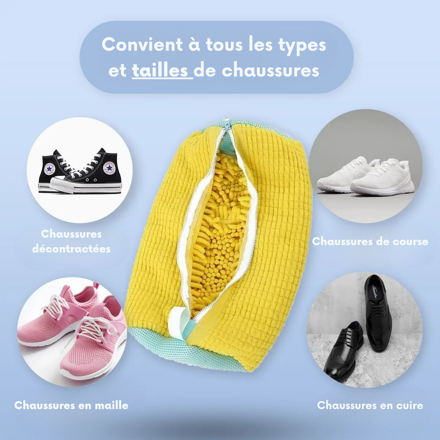 Unstain - Sac à linge pour chaussures