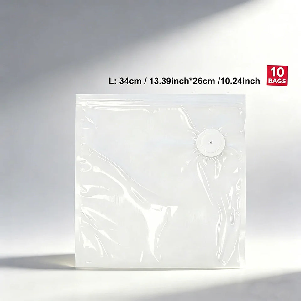 30pcs Reusable Vacuum Bags+1 Compact Vacuum Sealer Powerful Handheld Vacuum Sealer, Seal Meal Saver, Portable Food Sealer