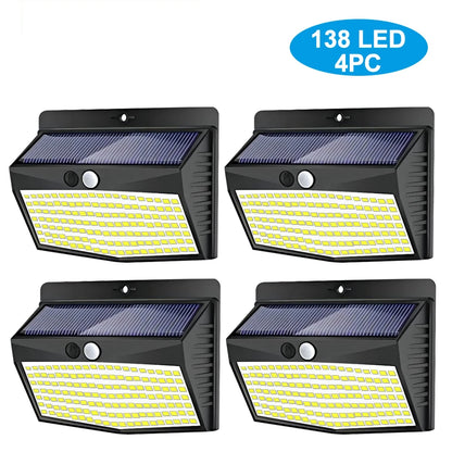 SolarBright 138 : Lampe Murale Solaire 138 LED